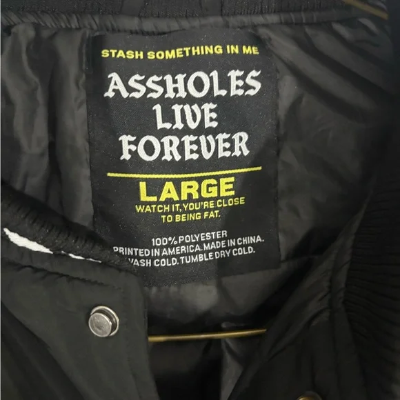 ASSHOLES LIVE FOREVER JACKET